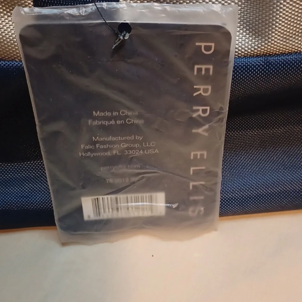 Perry Ellis Blue and Gray Men's Bag
